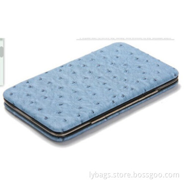 2015 New Ostrich Leather Wallets, Flat Wallets, Cosmetic Wallets